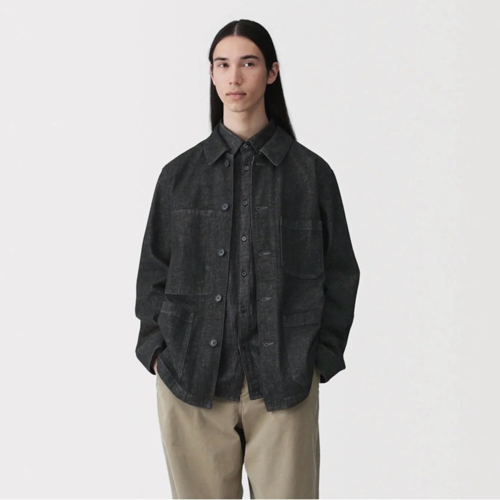 Japanese Kapok Denim Chore Coat